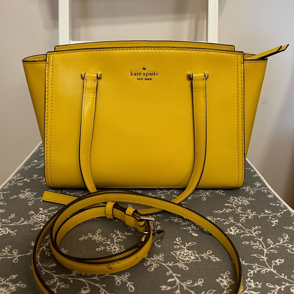 Kate Spade Madison yellow cross-body